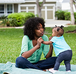 homebuyers image with child